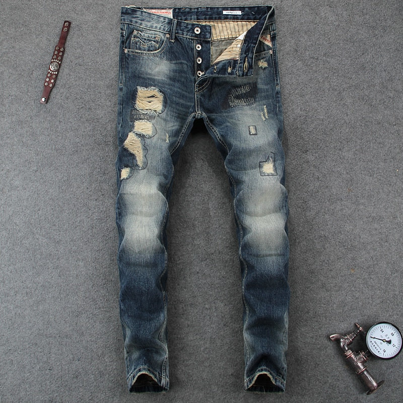 Italian Style Fashion Mens Jeans High Quality