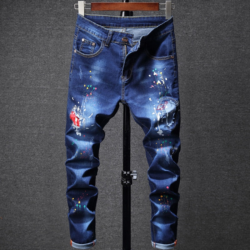 Newly Fashion Men's Jeans Blue Color